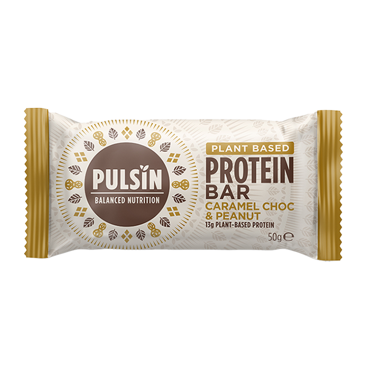 Pulsin Protein Booster Caramel Choc & Peanut - 50g